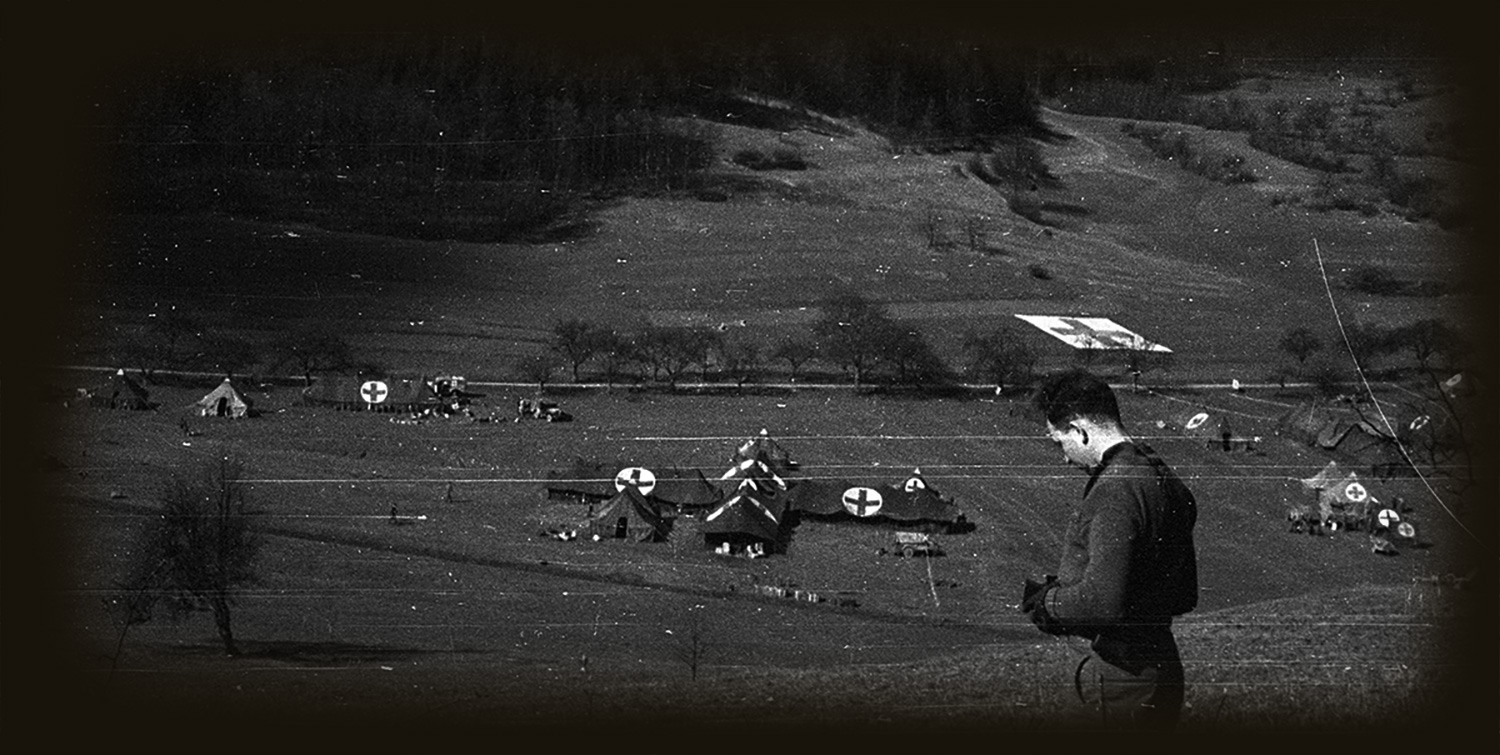 soldier on battlefield